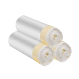 Maxbell 15Pcs Cat Litter Box Liners Thickened Trash Bags Automatic Litter Box Liners Light Yellow