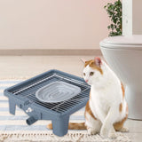 Maxbell Pet Toilet Pet Supplies Keep Paws Floors Clean with Drain Pipe Dog Potty Pan