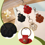 Maxbell Pet Hair Keepsake Keyring Key Holder Charm Cartoon Cute Dog Cat Fur Memorial Black