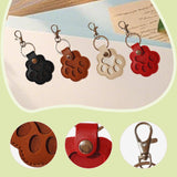 Maxbell Pet Hair Keepsake Keyring Key Holder Charm Cartoon Cute Dog Cat Fur Memorial Black