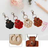 Maxbell Pet Hair Keepsake Keyring Key Holder Charm Cartoon Cute Dog Cat Fur Memorial Black