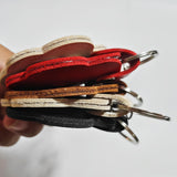 Maxbell Pet Hair Keepsake Keyring Key Holder Charm Cartoon Cute Dog Cat Fur Memorial Black