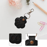 Maxbell Pet Hair Keepsake Keyring Key Holder Charm Cartoon Cute Dog Cat Fur Memorial Black