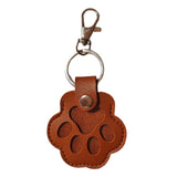 Maxbell Pet Hair Keepsake Keyring Key Holder Charm Cartoon Cute Dog Cat Fur Memorial Brown