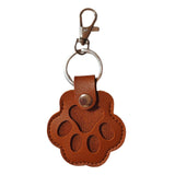 Maxbell Pet Hair Keepsake Keyring Key Holder Charm Cartoon Cute Dog Cat Fur Memorial Brown