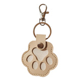Maxbell Pet Hair Keepsake Keyring Key Holder Charm Cartoon Cute Dog Cat Fur Memorial Apricot
