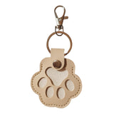 Maxbell Pet Hair Keepsake Keyring Key Holder Charm Cartoon Cute Dog Cat Fur Memorial Apricot