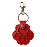 Maxbell Pet Hair Keepsake Keyring Key Holder Charm Cartoon Cute Dog Cat Fur Memorial Red