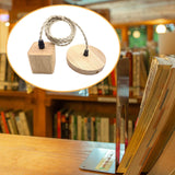 Maxbell Pendant Light Cord E27 Socket Retro Style for Cafe Hotel (Bulb Not Included) Square