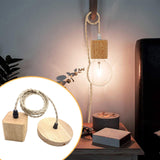 Maxbell Pendant Light Cord E27 Socket Retro Style for Cafe Hotel (Bulb Not Included) Square