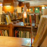 Maxbell Pendant Light Cord E27 Socket Retro Style for Cafe Hotel (Bulb Not Included) Round