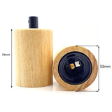 Maxbell Pendant Light Cord E27 Socket Retro Style for Cafe Hotel (Bulb Not Included) Round