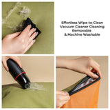 Maxbell Dog Car Seat Adjustable Strap Sturdy with Storage Pockets Puppy Booster Seat Green