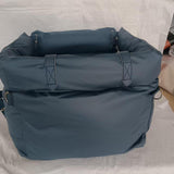 Maxbell Dog Car Seat Adjustable Strap Sturdy with Storage Pockets Puppy Booster Seat Black