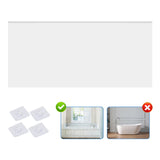 Maxbell Bathtub Shower Curtain Splashproof Multipurpose Clear EVA Bath Splash Guards