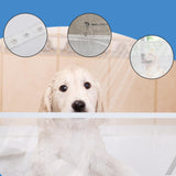 Maxbell Bathtub Shower Curtain Splashproof Multipurpose Clear EVA Bath Splash Guards