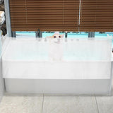 Maxbell Bathtub Shower Curtain Splashproof Multipurpose Clear EVA Bath Splash Guards