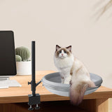 Maxbell Cat Desk Bed Kitten Furniture for Indoor Cats Clamp Mount Cat Hammock Perch Mesh Cloth