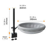 Maxbell Cat Desk Bed Kitten Furniture for Indoor Cats Clamp Mount Cat Hammock Perch Mesh Cloth