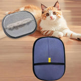 Maxbell Pet Hair Remover Glove Soft Pet Groomimg Gloves for Dogs Small Animals Horse Purple