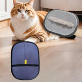 Maxbell Pet Hair Remover Glove Soft Pet Groomimg Gloves for Dogs Small Animals Horse Purple