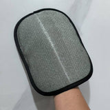 Maxbell Pet Hair Remover Glove Soft Pet Groomimg Gloves for Dogs Small Animals Horse Yellow