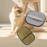 Maxbell Pet Hair Remover Glove Soft Pet Groomimg Gloves for Dogs Small Animals Horse Yellow