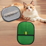 Maxbell Pet Hair Remover Glove Soft Pet Groomimg Gloves for Dogs Small Animals Horse Green