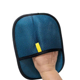 Maxbell Pet Hair Remover Glove Soft Pet Groomimg Gloves for Dogs Small Animals Horse Dark Blue