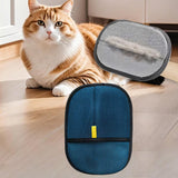 Maxbell Pet Hair Remover Glove Soft Pet Groomimg Gloves for Dogs Small Animals Horse Dark Blue