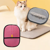 Maxbell Pet Hair Remover Glove Soft Pet Groomimg Gloves for Dogs Small Animals Horse Pink