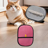 Maxbell Pet Hair Remover Glove Soft Pet Groomimg Gloves for Dogs Small Animals Horse Pink