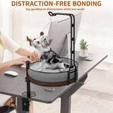 Maxbell Cat Bed Desk Stylish Comfortable Soft Cat Hammock for Home Side Table Office