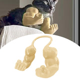 Maxbell Cat Muscle Arms Funny Pet Cosplay Arms for Halloween Party Supplies Birthday Yellow