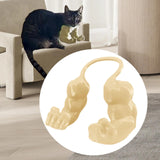 Maxbell Cat Muscle Arms Funny Pet Cosplay Arms for Halloween Party Supplies Birthday Yellow