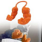 Maxbell Cat Muscle Arms Funny Pet Cosplay Arms for Halloween Party Supplies Birthday Orange