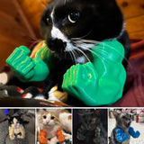 Maxbell Cat Muscle Arms Funny Pet Cosplay Arms for Halloween Party Supplies Birthday Orange
