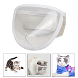Maxbell Cat Muzzle for Grooming Kitten Anti Licking Breathable Face Mask S