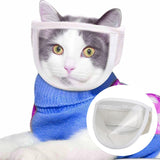 Maxbell Cat Muzzle for Grooming Kitten Anti Licking Breathable Face Mask M