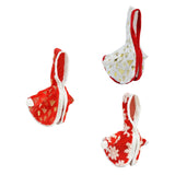 Maxbell Christmas Porch Goose Outfit Decorative Creative Costume for Lawn Porch Yard Red
