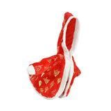 Maxbell Christmas Porch Goose Outfit Decorative Creative Costume for Lawn Porch Yard Red