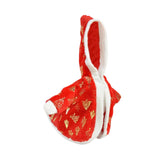 Maxbell Christmas Porch Goose Outfit Decorative Creative Costume for Lawn Porch Yard Red