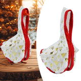 Maxbell Christmas Porch Goose Outfit Decorative Creative Costume for Lawn Porch Yard White