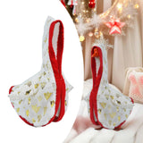 Maxbell Christmas Porch Goose Outfit Decorative Creative Costume for Lawn Porch Yard White