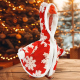 Maxbell Christmas Porch Goose Outfit Decorative Creative Costume for Lawn Porch Yard snowflake