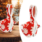 Maxbell Christmas Porch Goose Outfit Decorative Creative Costume for Lawn Porch Yard snowflake