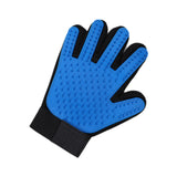 Maxbell Dog Grooming Glove Right Hand Reusable Massage Mitt for Washing Cat Cleaning Blue