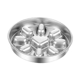 Maxbell Dog Bowl Pet Supplies Water Dispenser Thickened Double Sided Use Slow Feeder