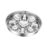 Maxbell Dog Bowl Pet Supplies Water Dispenser Thickened Double Sided Use Slow Feeder