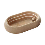 Maxbell Cat Scratching Board Lounge with Ball Toy Sisal Play Grinding Claw Sisal Bed Brown